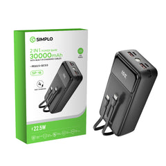 Simplo SP-18 30000mAh 2-in-1 Power Bank