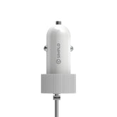 Simplo SMC-01 12W Car Charger with Built-In Micro USB Cable