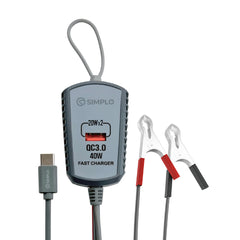 Simplo SOLAR-2 36W QC 3.0 Clip Charger