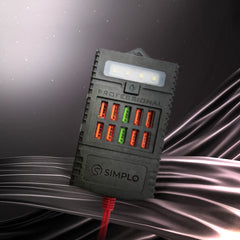Simplo SOLAR-7 10-Port USB Clip Charger 2.0A