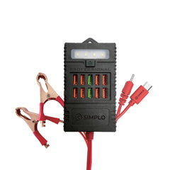 Simplo SOLAR-7 10-Port USB Clip Charger 2.0A