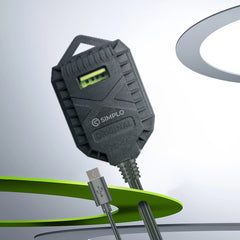 Simplo SOLAR-9 Single USB Clip Charger 1.0A