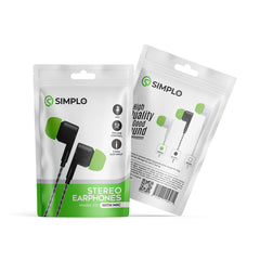 Simplo S21 Wired In-Ear 3.5mm Earphones with Mic